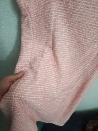 Vestido rosa con hilo dorado Talla L