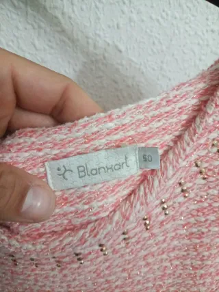 Vestido rosa con hilo dorado Talla L