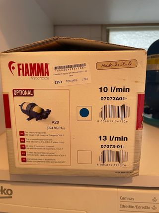 Bomba de Agua Fiamma Aqua F 10L