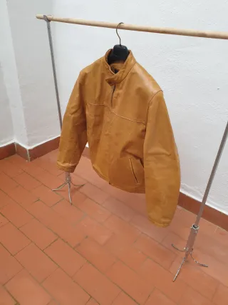 Cazadora Piel Búfalo Marrón