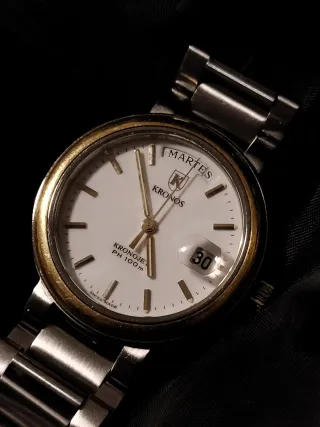 Reloj Martes Kronos Oro y Plata