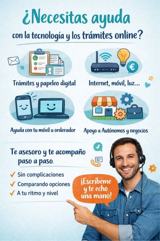 Asesoramiento tecnológico y trámites online