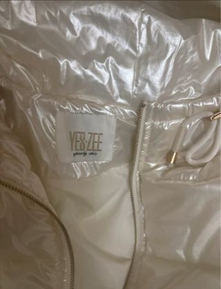 Plumas YESS ZEE blanco nacarado entallado