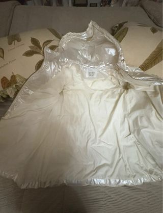 Plumas YESS ZEE blanco nacarado entallado