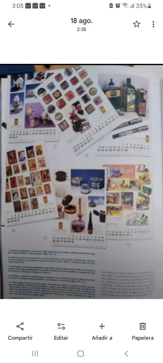 Calendario 2002 Estilográficas