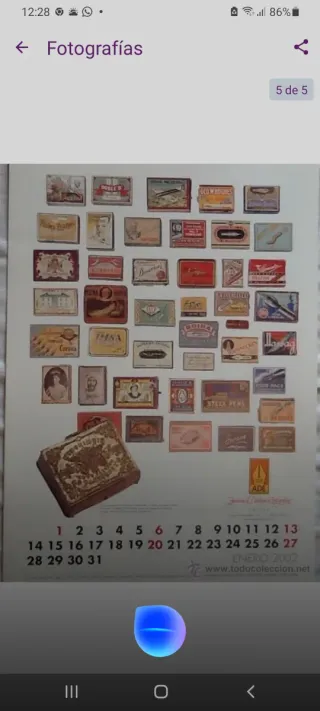 Calendario 2002 Estilográficas