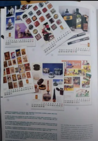 Calendario 2002 Estilográficas