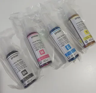 4 Botellas Tinta Epson Originales