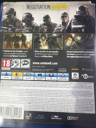 Tom Clancy's Rainbow Six Siege PS4