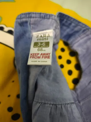 Lote 3 vestidos niña zara