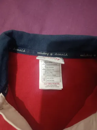 Polo Disney Donald Motero Talla 4