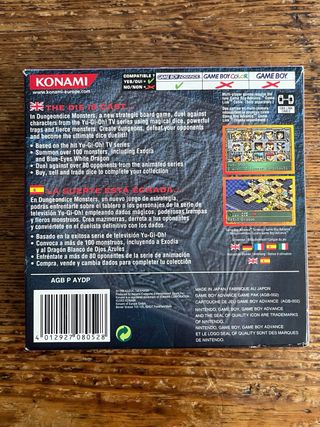 Caja Juego Yu-Gi-Oh! Dungeon Dice Monsters GBA
