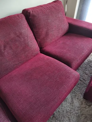 Sofá chaiselongue 3-4 plazas + puff