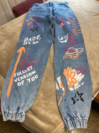 Pantalón vaquero niña Bershka Jogger