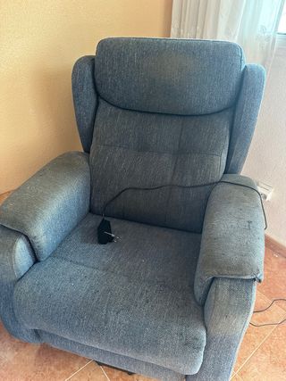 Sillón Relax Azul/Gris