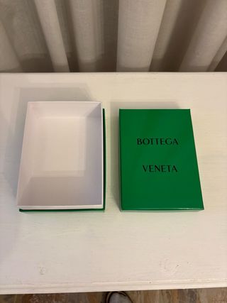 Scatola Bottega Veneta Verde con Fiocco