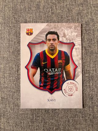 Cromo Xavi Topps 125 Barcelona