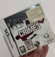 Unsolved Crimes Nintendo DS