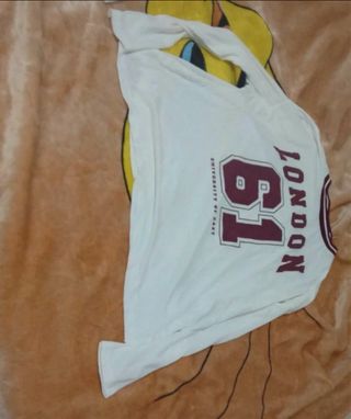 Camiseta LONDON 61 Blanca y Roja