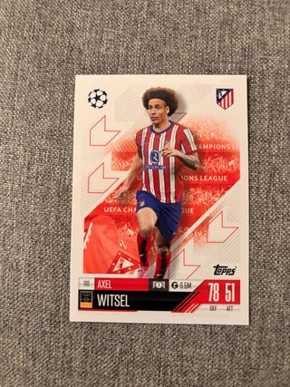 Cromo Axel Witsel Atlético de Madrid Topps