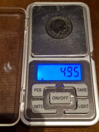 5 Céntimos Alfonso XII 1877