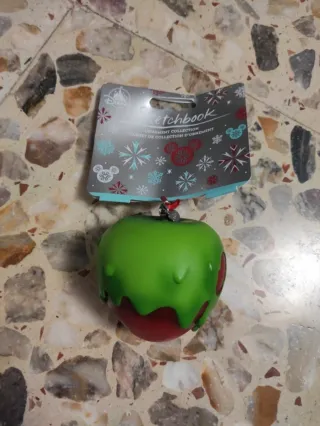 Adorno Navidad Manzana Blancanieves Disney