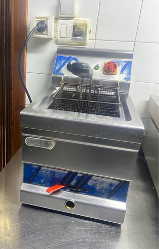 Freidora industrial acero inoxidable