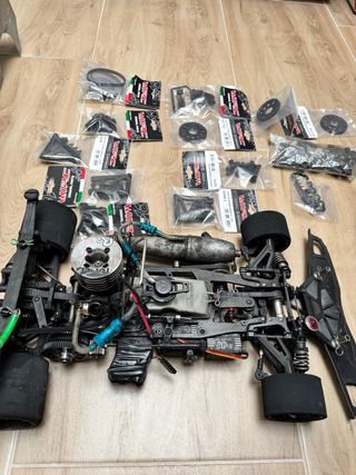 Auto rc nitro scoppio 1/8 pista on road wrc gtx6