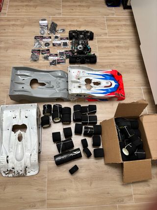 Auto rc nitro scoppio 1/8 pista on road wrc gtx6