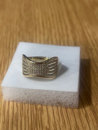Anillo laminado 14k Talla 8
