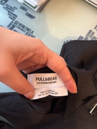 Top fiesta Pull&Bear negro talla S