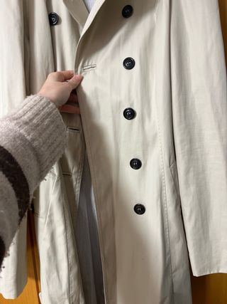 Zara Trench Beige Mujer