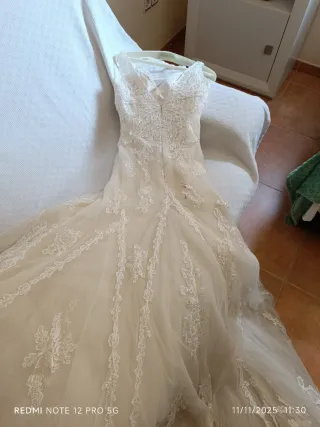 Vestido de Novia Pronovias Higuera Talla 38