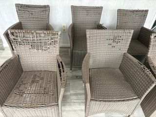Sillas de jardín ratán