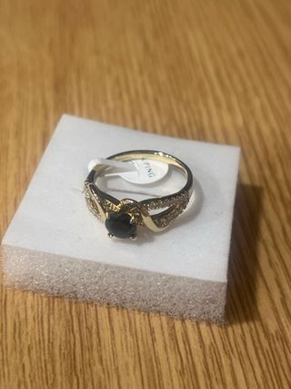 Anillo Xuping Oro 14k Talla 9 Negro