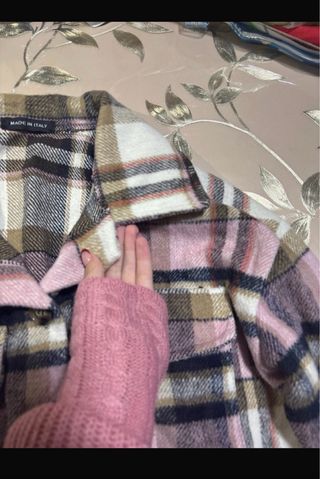 Giacca donna taglia unica plaid