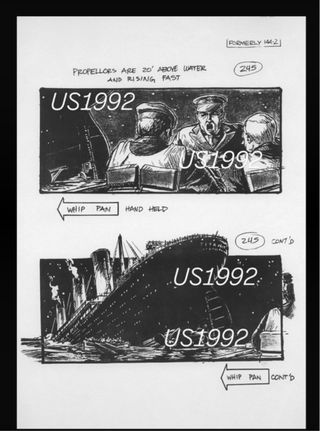 Reprint Storyboard Titanic