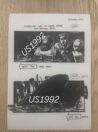 Reprint Storyboard Titanic
