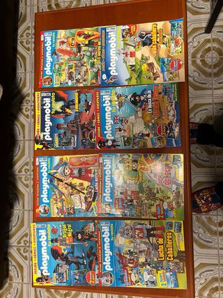 Revistas playmobil de todo tipo MUÑECOS INCLUIDOS