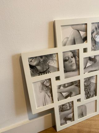 Marco Fotos Múltiple Ikea Blanco 60x60