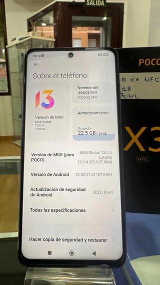 Poco X3 NFC 128GB Gris Especial 6GB RAM