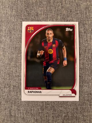 Cromo Raphinha FC Barcelona Topps