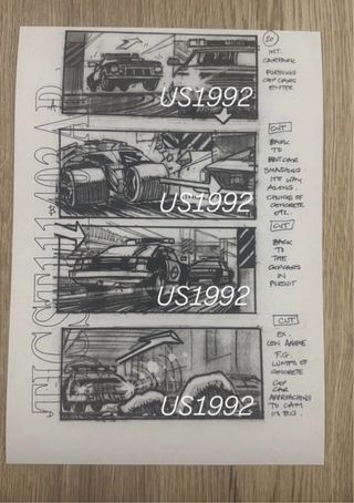 Reprint Storyboard Batman Begins