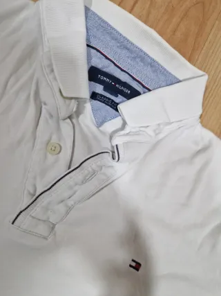 Camisa Polo Tommy Hilfiger Blanca