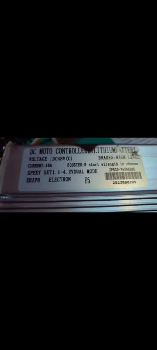 Controladora, Batería y Motor Patinete Eléctrico