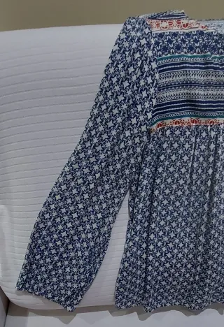 Camisa amplia estampada