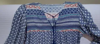 Camisa amplia estampada