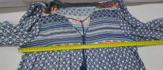 Camisa amplia estampada