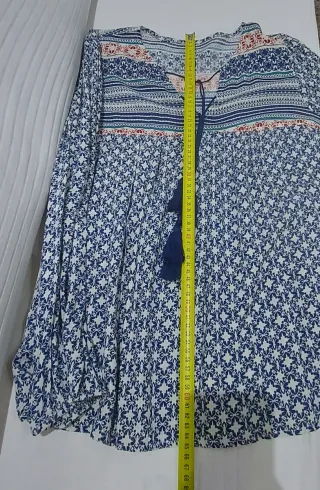 Camisa amplia estampada