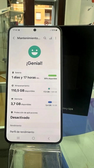 Samsung Galaxy S24 Negro 5G 128GB